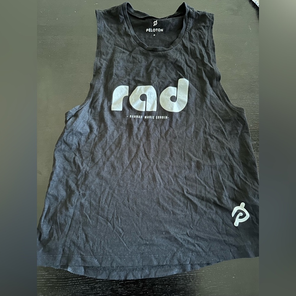 Peloton Hannah Marie Corbin Rad Tank Top size medium